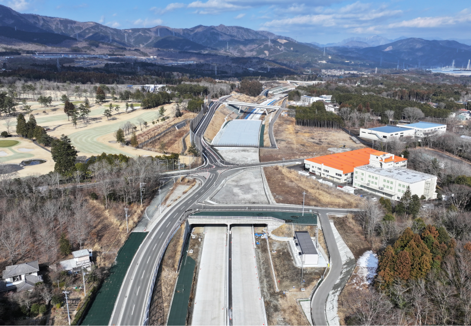 用沢地区開削トンネル